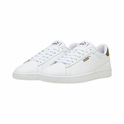 Kvinde Casual Sneakers Puma Smash 3.0 L Hvid Grøn 36
