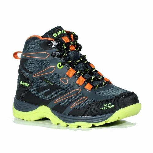 Vandrestøvler Hi-Tec Toubkal Mid Waterproof Sort Lysegrå 39