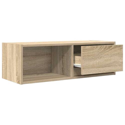Tv-borde 2 stk. 80x31x25,5 cm konstrueret træ sonoma-eg