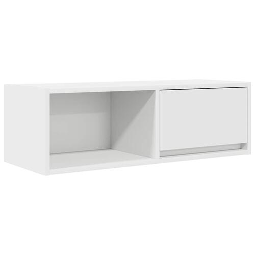 Tv-borde 2 stk. 80x31x25,5 cm konstrueret træ hvid