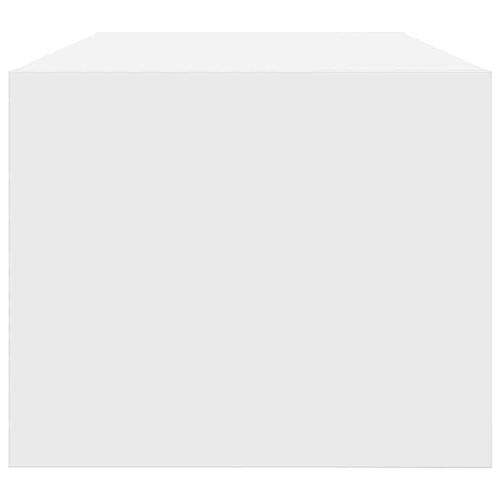 Tv-borde 2 stk. 80x31x25,5 cm konstrueret træ hvid