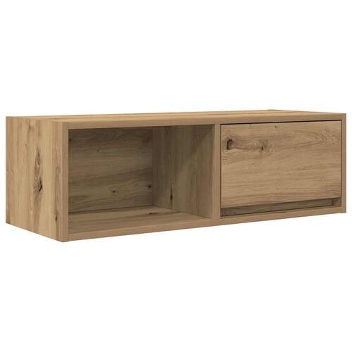 Tv-bord 80x31x25,5 cm konstrueret træ kunsteg