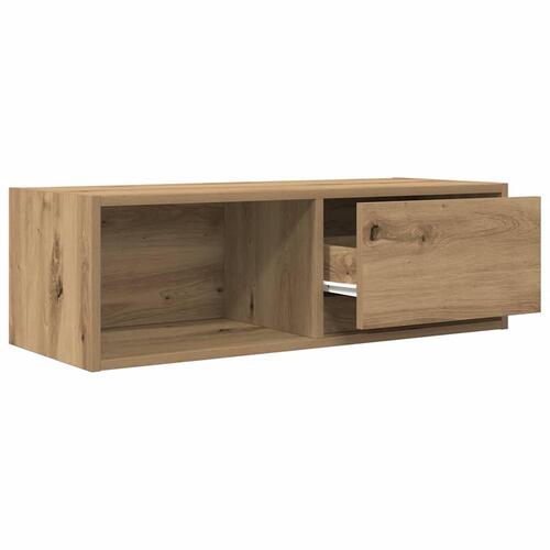 Tv-bord 80x31x25,5 cm konstrueret træ kunsteg