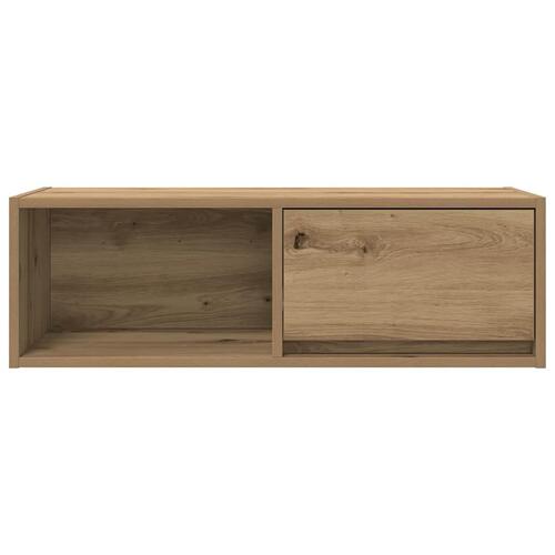 Tv-bord 80x31x25,5 cm konstrueret træ kunsteg