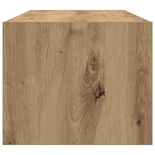 Tv-bord 80x31x25,5 cm konstrueret træ kunsteg