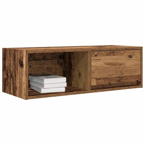 Tv-bord 80x31x25,5 cm konstrueret træ antikt trælook