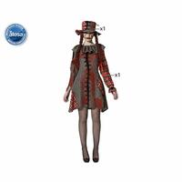 Kostume til voksne Grå Voodoo dukke (2 Dele) M/L