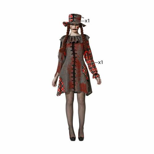 Kostume til voksne Grå Voodoo dukke (2 Dele) M/L