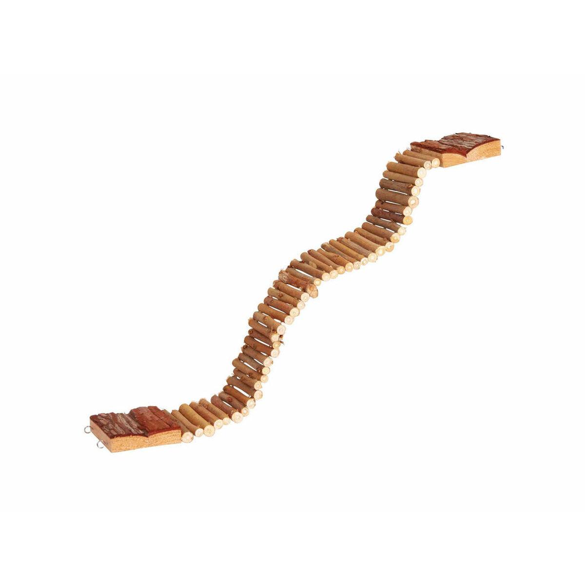 Trixie Hængebro af Barktræ til Små Kæledyr 55x7cm