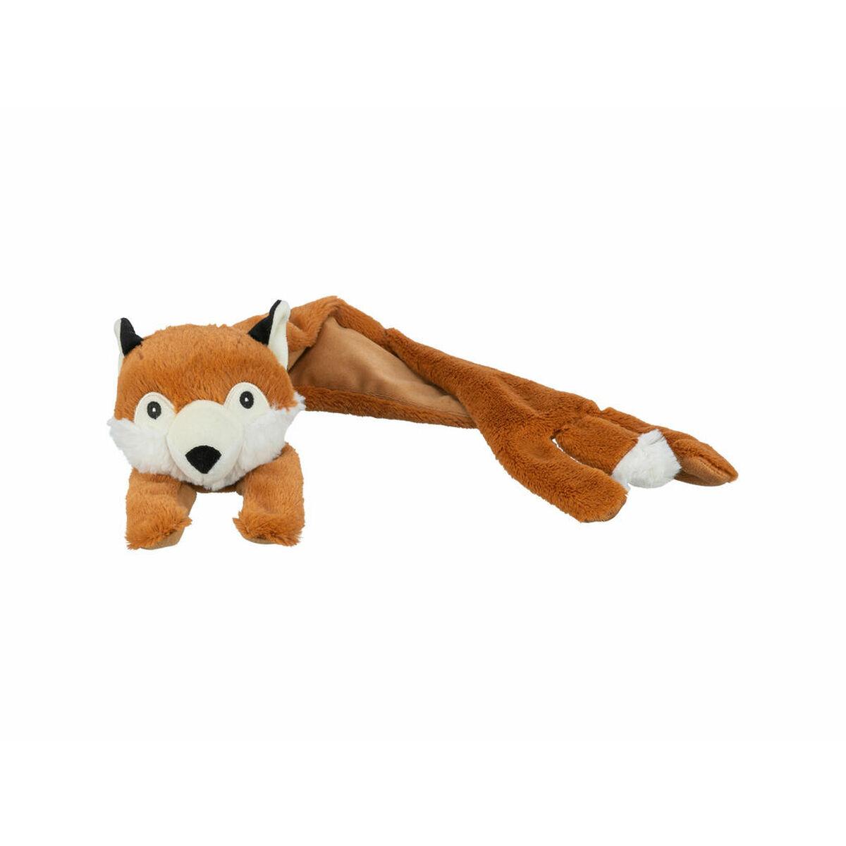Plush legetøj til hunde Trixie Polyester plys Papir Crunch Ræv 50 cm billede