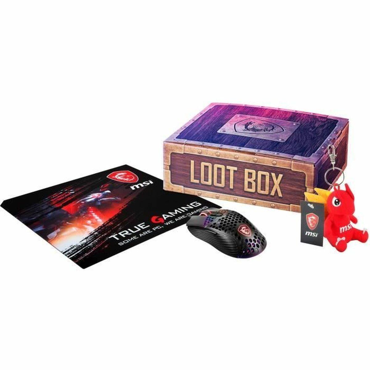 MSI Loot Box 1 trådløs mus - sort