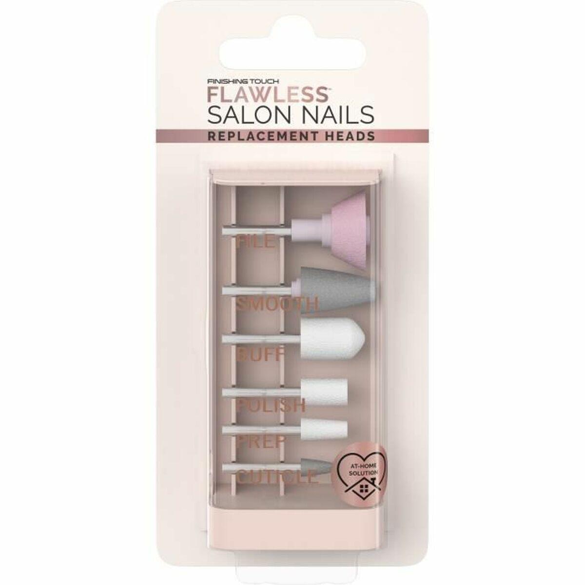 Manicure og pedicure sæt FLAWLESS Salon Nails 6 Dele