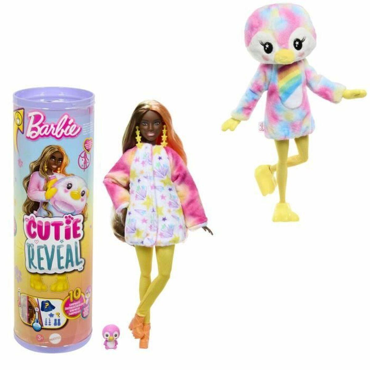 Barbie Cutie Reveal Colorful Dream Penguin - dukke med tilbehør