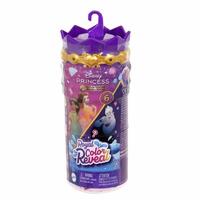 Babydukke med tilbehør Disney Princess Royalty Color Reveal