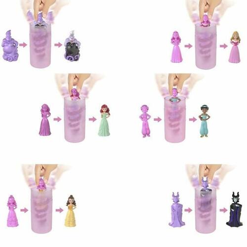 Babydukke med tilbehør Disney Princess Royalty Color Reveal