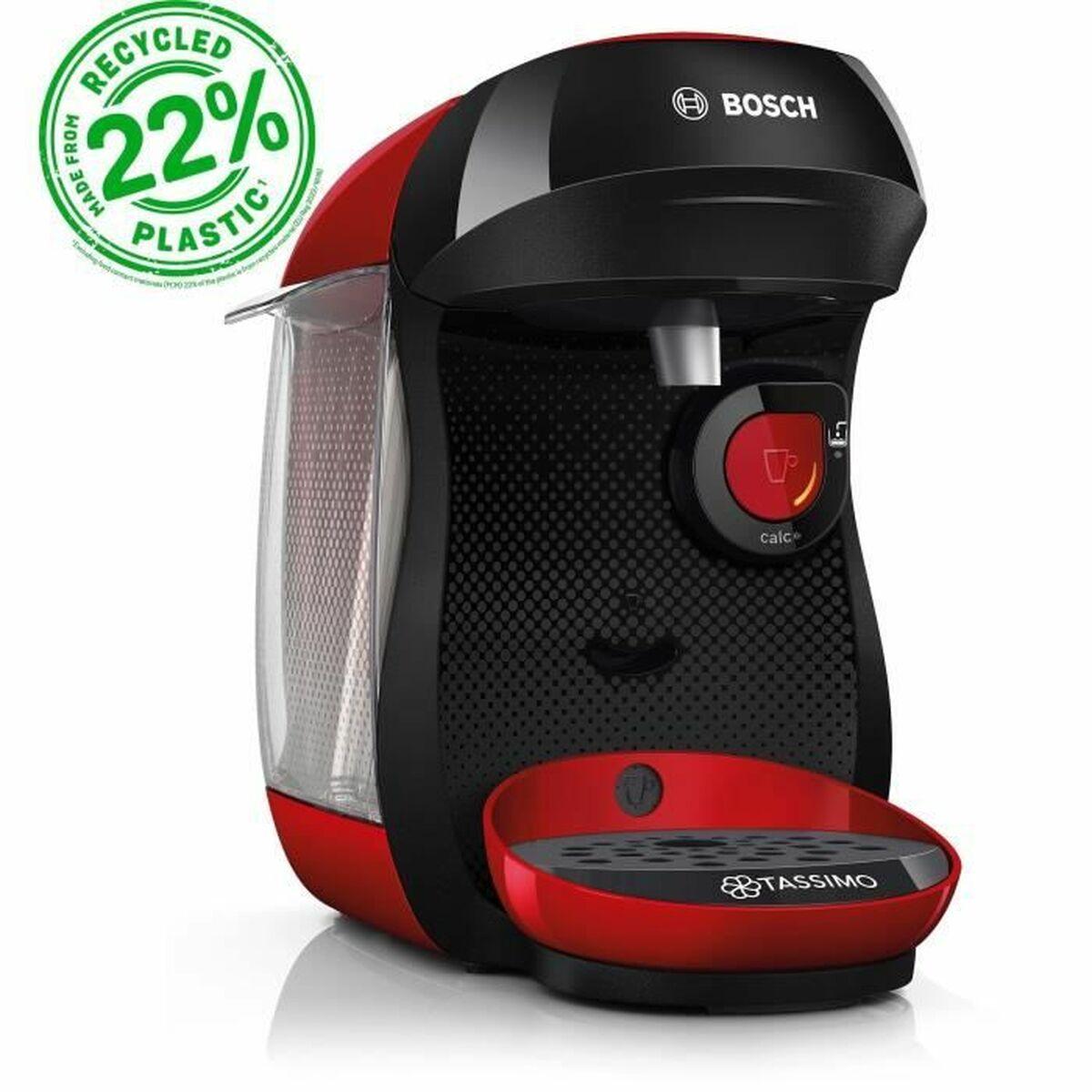 Kapselkaffemaskine BOSCH TAS103E Sort rouge 1400 W 700 ml