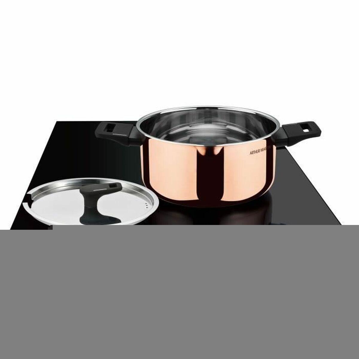 Arthur Martin stegegryde AM945GT, grå - Ø 24 cm, 2,4 l