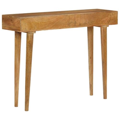 Konsolbord massivt mangotræ 102 x 30 x 79 cm