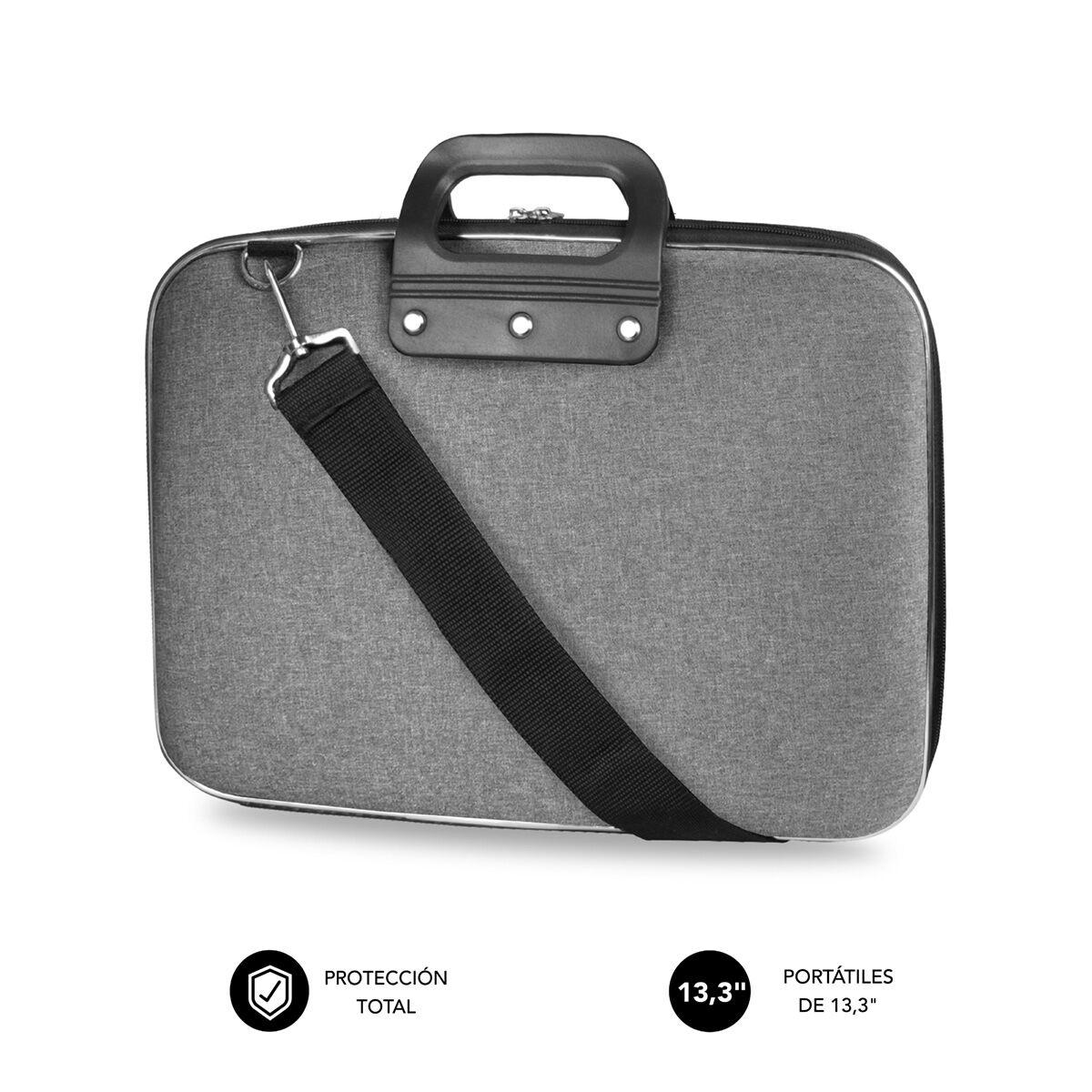 Subblim Laptop Case 13,3" - grå med bærehåndtag
