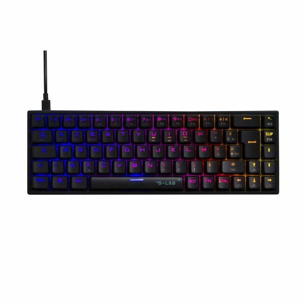 Gaming tastatur The G-Lab KEYZ TITAN - Hvid RGB