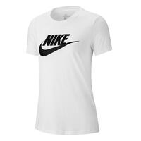 Kortærmet T-shirt til Kvinder Nike NSW TEE ESSNTL ICON Hvid M