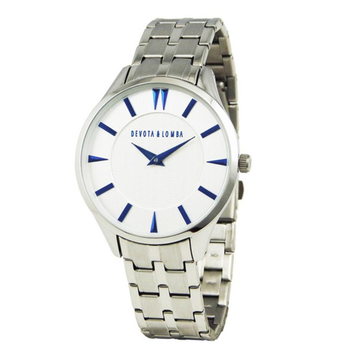 Herreur Devota & Lomba DL012M-01WHITE, sølv (Ø 40 mm)