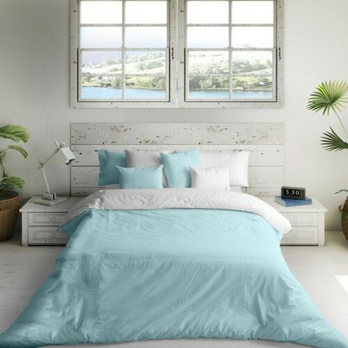 Nordisk cover Naturals Blå Hvid Bred enkeltseng (180 x 270 cm)