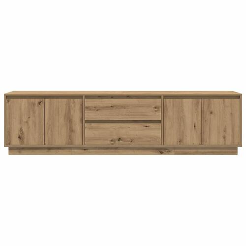Tv-bord med LED-lys 193,5x41x50 cm kunsteg