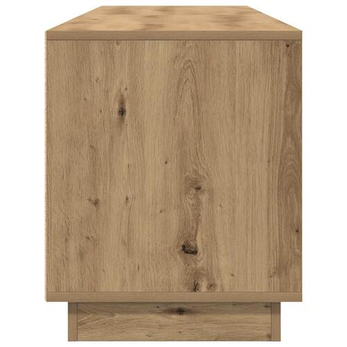 Tv-bord med LED-lys 193,5x41x50 cm kunsteg