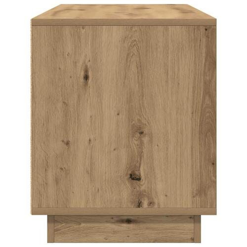 Tv-bord med LED-lys 100x41x50 cm kunsteg
