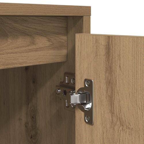 Tv-bord med LED-lys 100x41x50 cm kunsteg