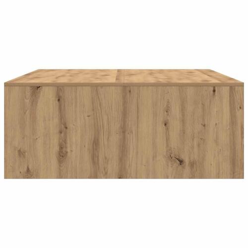 Sofabord med skuffer 100x100x40 cm kunsteg