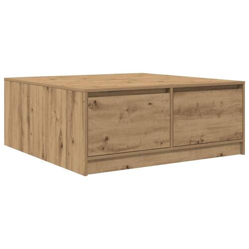 Sofabord med skuffer 100x100x40 cm kunsteg