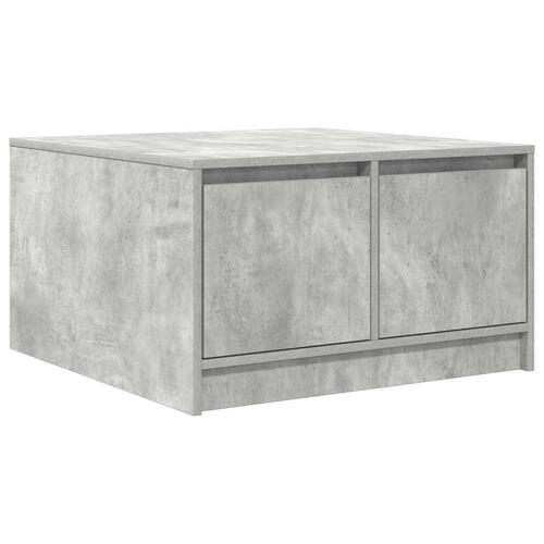 Sofabord med skuffer 70,5x70x40 cm betongrå