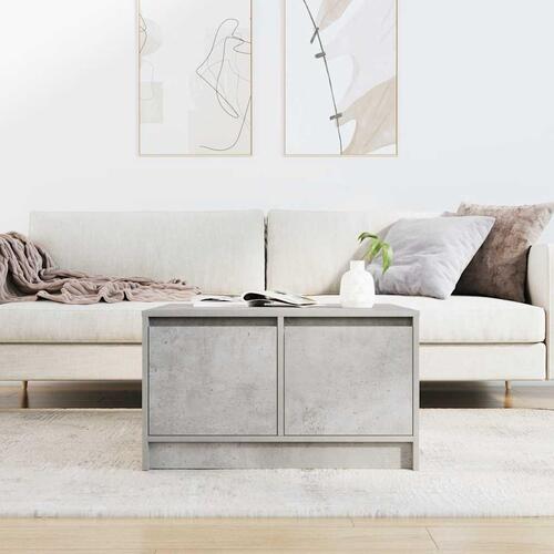 Sofabord med skuffer 70,5x70x40 cm betongrå