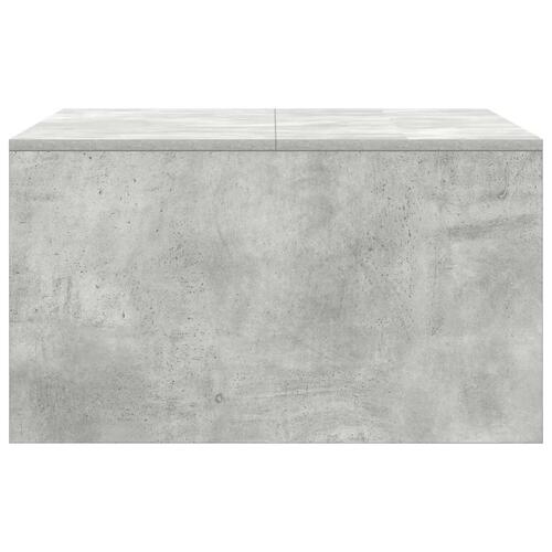 Sofabord med skuffer 70,5x70x40 cm betongrå