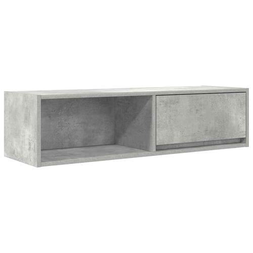 Tv-borde 2 stk. 100x31x25,5 cm konstrueret træ betongrå