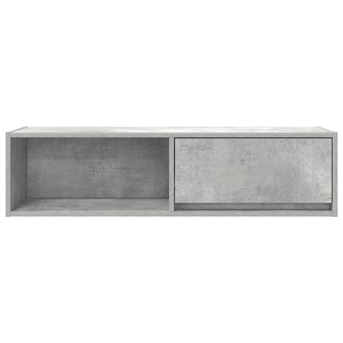 Tv-borde 2 stk. 100x31x25,5 cm konstrueret træ betongrå