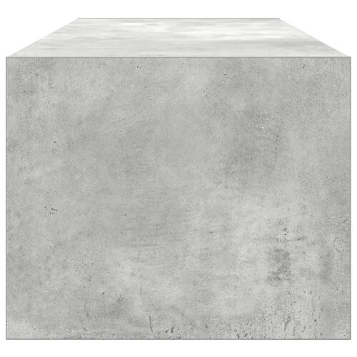 Tv-borde 2 stk. 100x31x25,5 cm konstrueret træ betongrå