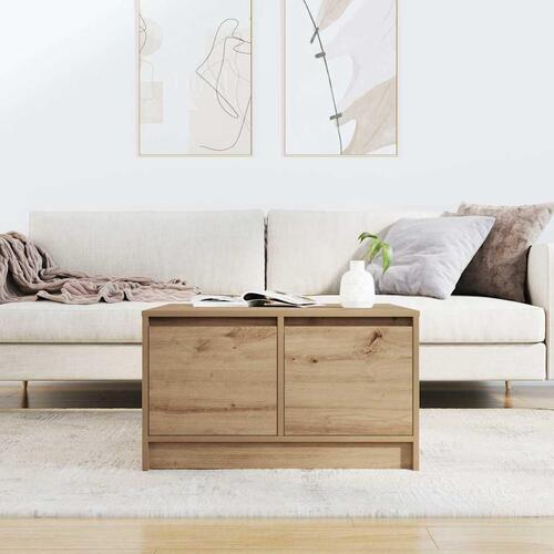 Sofabord med skuffer 70,5x70x40 cm kunsteg