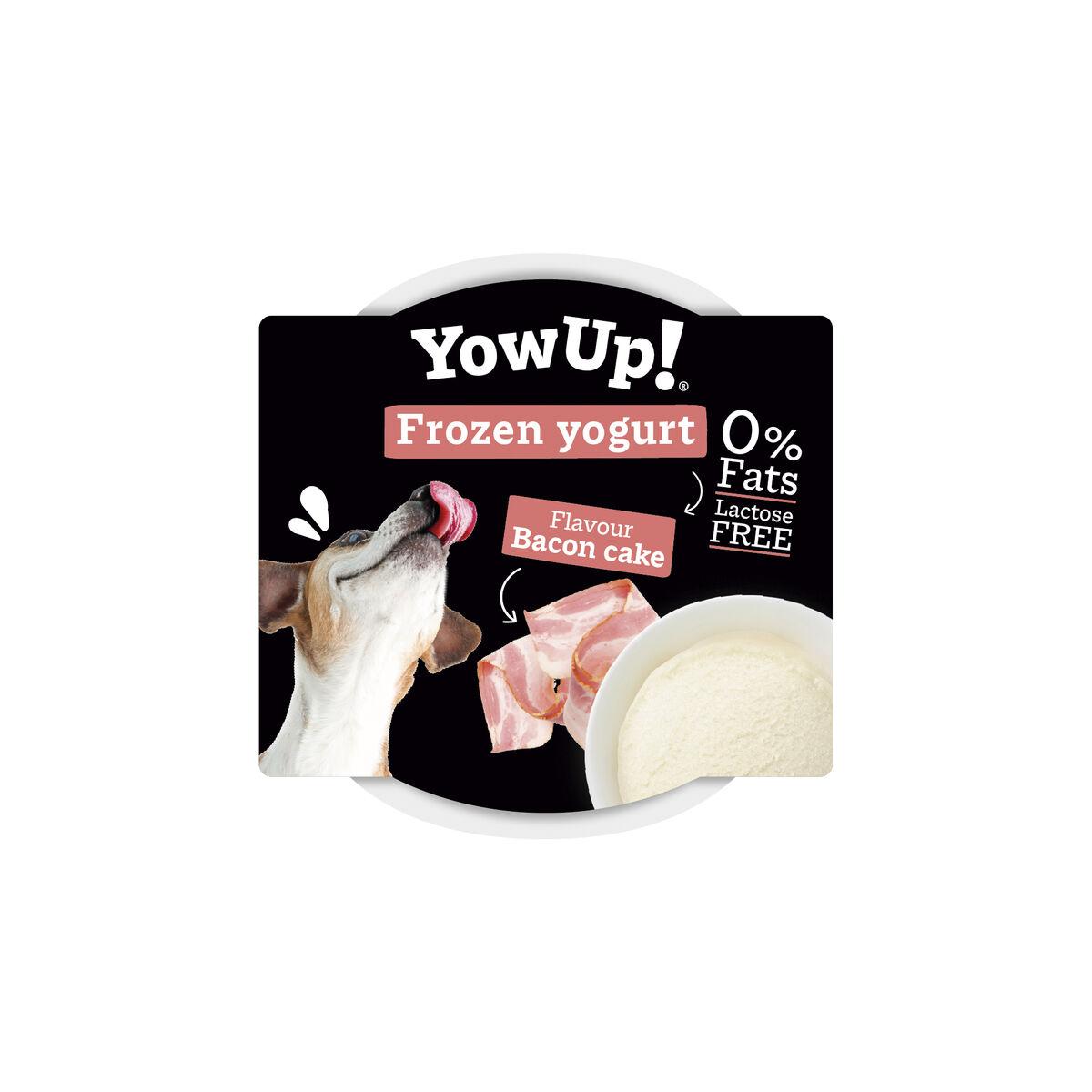 YowUp hundefoder - Frozen yogurt med bacon, 12 enheder (110 g)