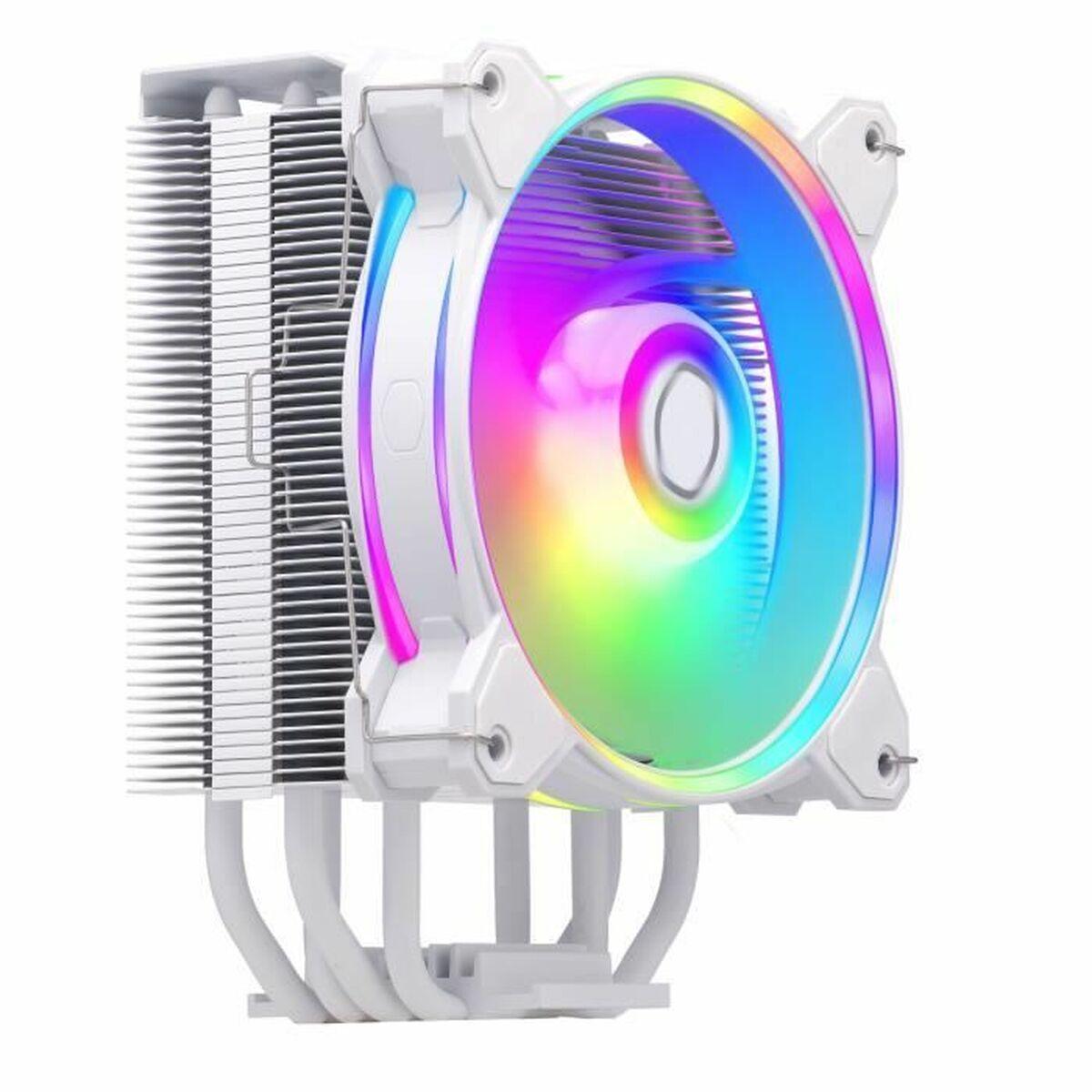 Cooler Master CPU-køler med 120 mm RGB-ventilator - Hvid billede