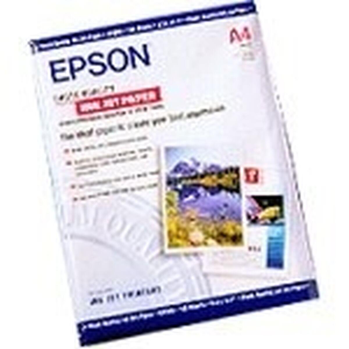 Epson printerpapir A4 - mat, hvid, 250 ark (C13S041718)