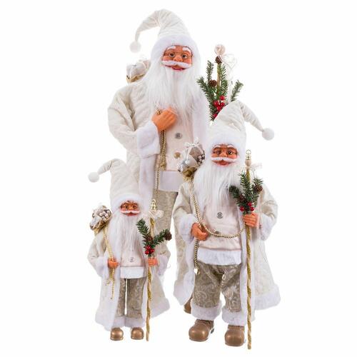 Julemanden Hvid 32 X 25 X 87 CM (OUTLET D)