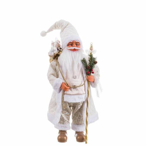 Julemanden Hvid 32 X 25 X 87 CM (OUTLET D)