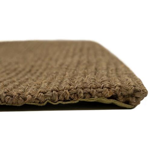 Gulvtæppe 66x300 cm naturlig sisal brun