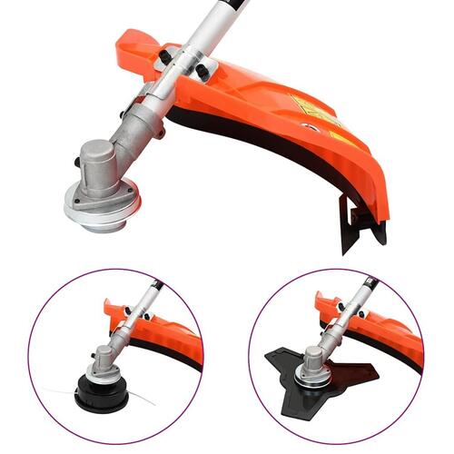 Buskrydder 4-i-1-funktion 52 cc 1,45 kW orange