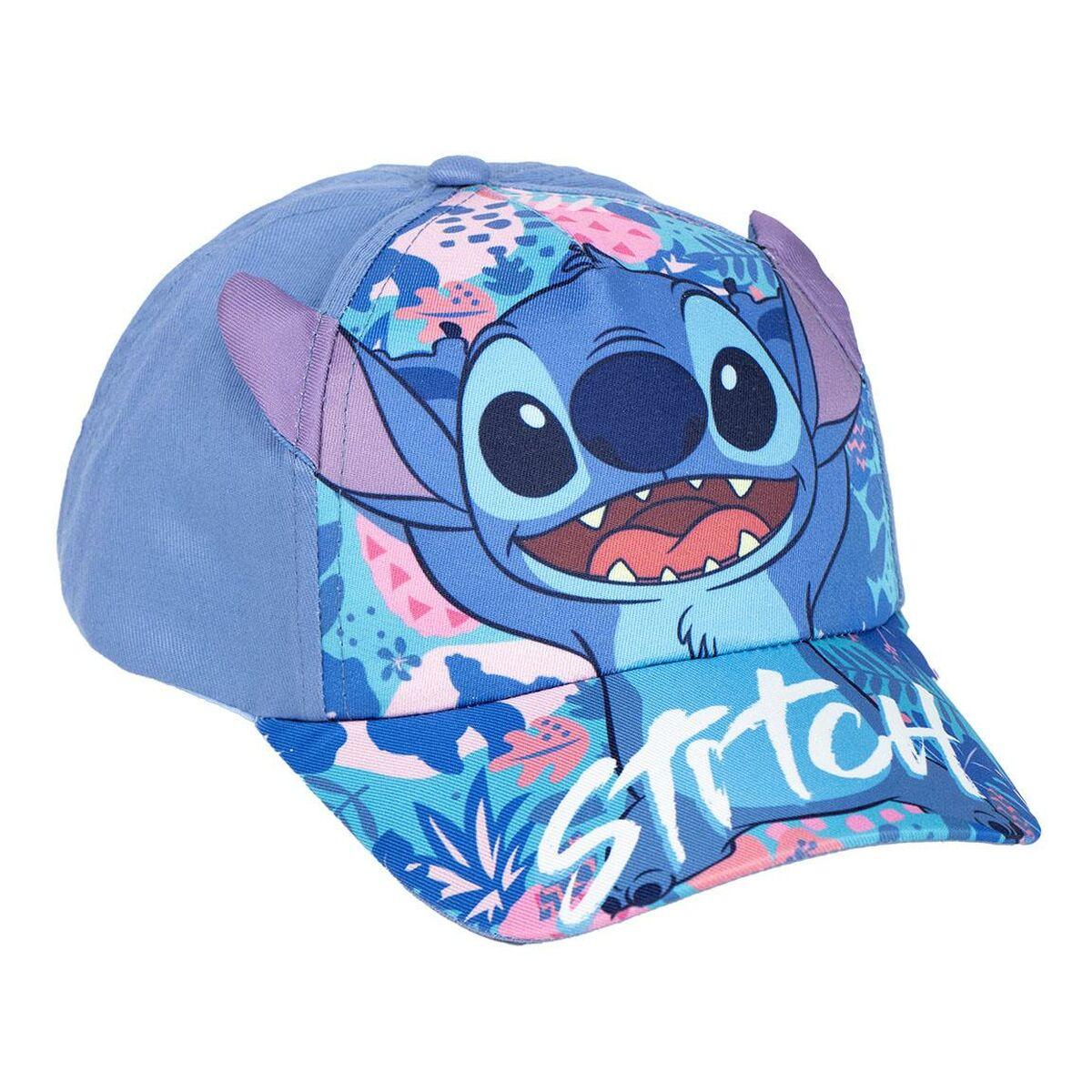 Børnekasket med Ører Stitch Blå