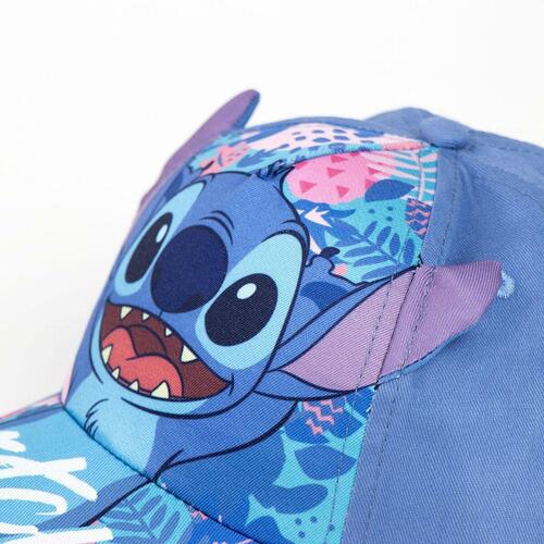 Børnekasket med Ører Stitch Blå