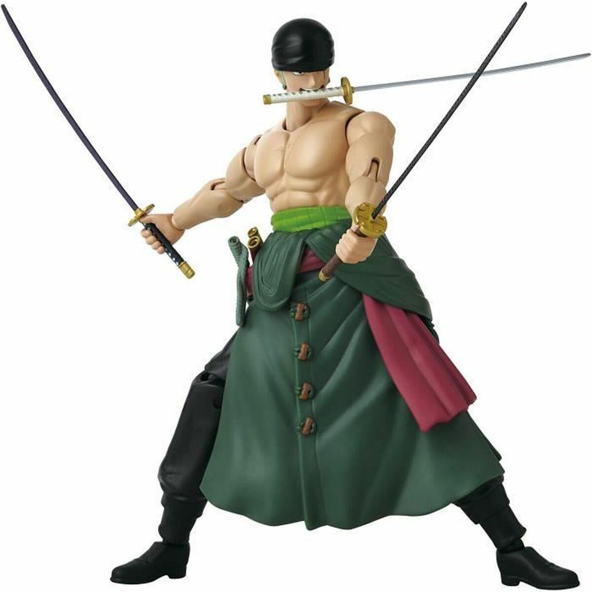 One Piece Anime Heroes - Zoro 3-sværd stil, 17 cm actionfigur